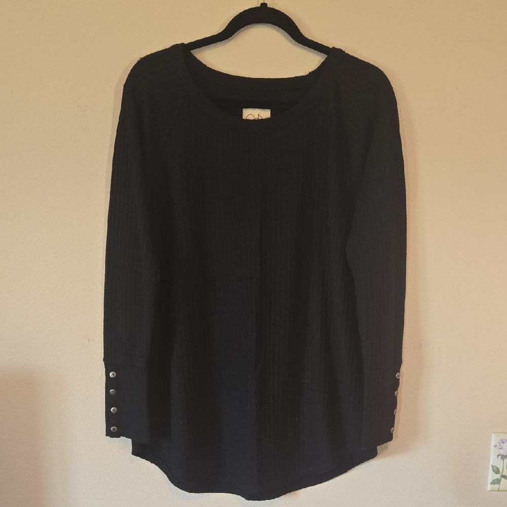 Black Long Sleeve Women's Top